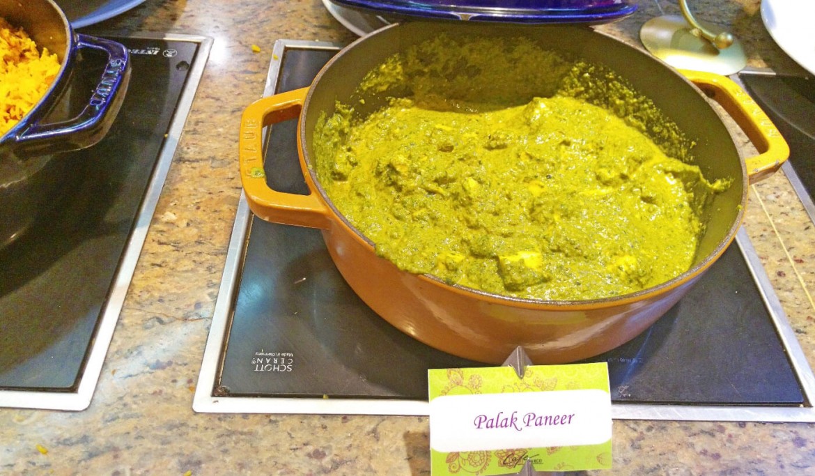 Palak Paneer is a spinach-based dish.