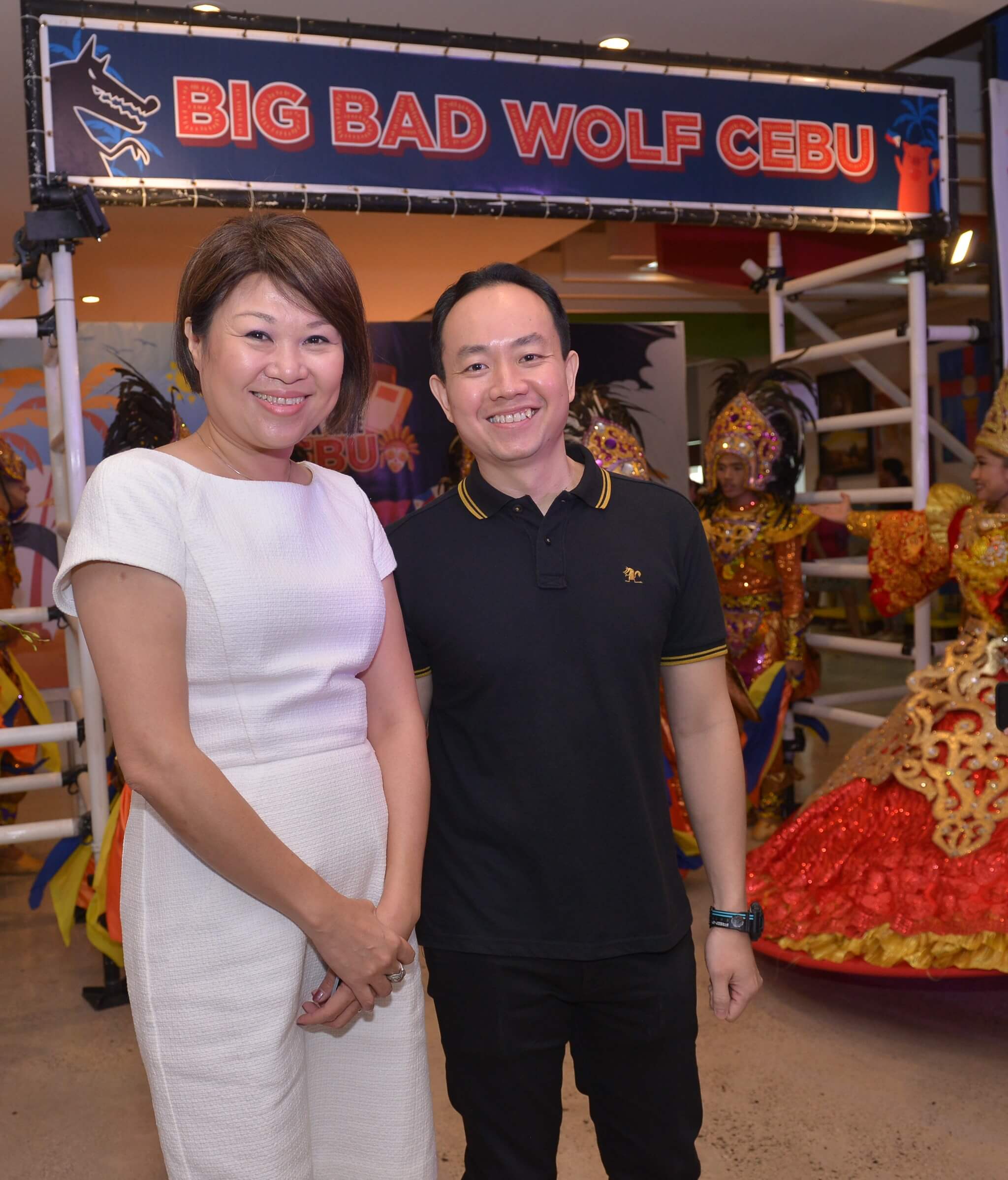 BIG BAD WOLF book sale founders Jacqueline Ng and Andrew Yap.