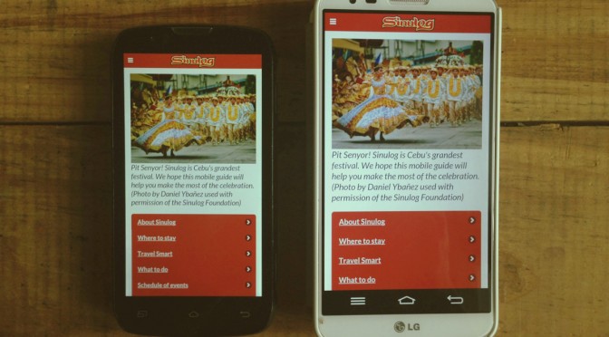 Sinulog festival guide Android app now available
