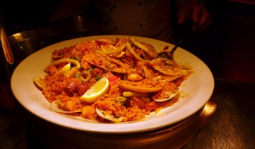 Tapas, paella, delicious Spanish dishes on the menu in Sabores de España at Cafe Marco