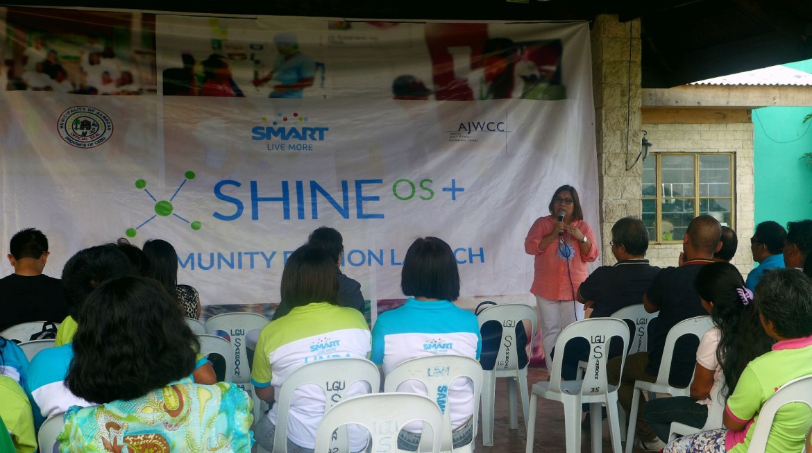 MAKE IT EASIER. Smart public affairs senior manager Maria Jane C. Paredes says that in deploying SHINE OS+, the goal of the partners was to make health services easier.