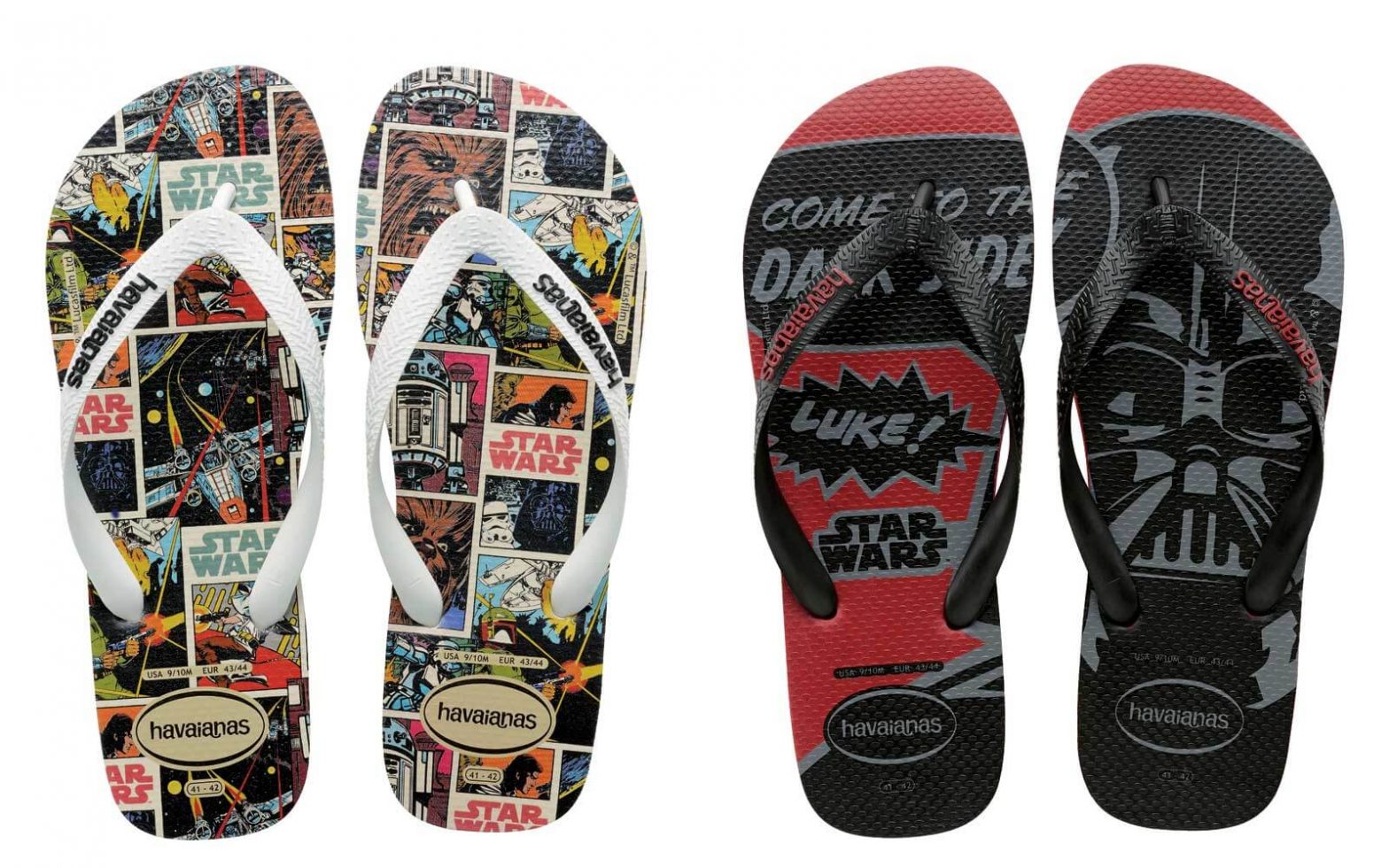 Havaianas channels the force with Star Wars-inspired footwear line