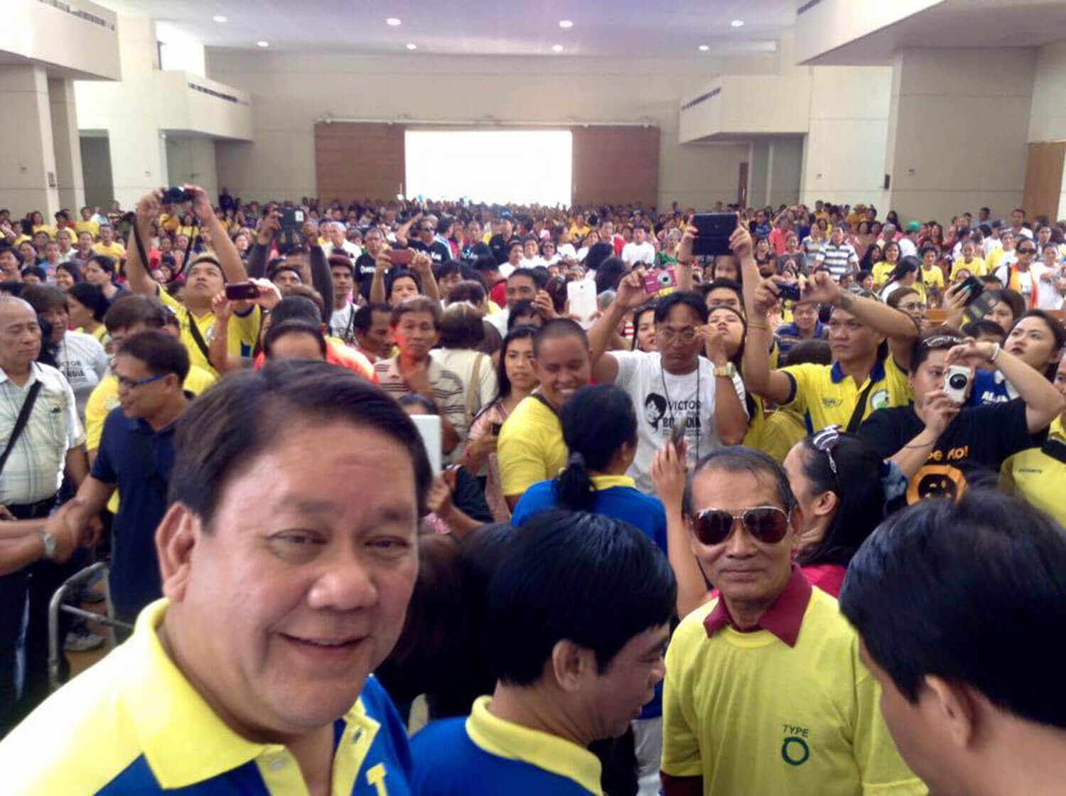 Tomas Osmeña during the BOPK proclamation rally. (Photo taken from the official Tommy Osmena FB page)