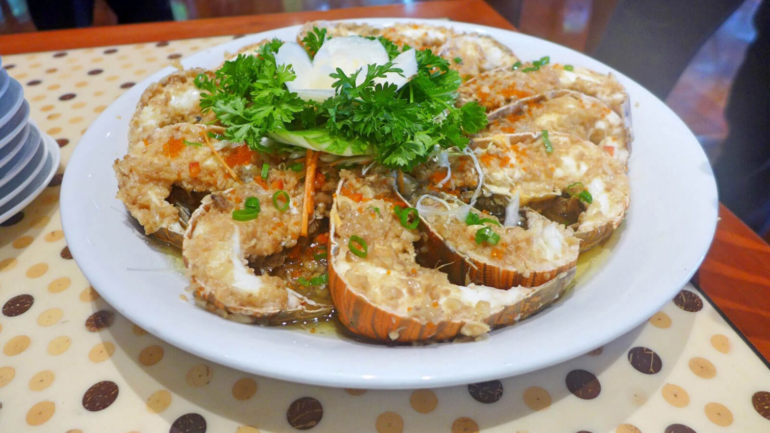 Baked lobster Cafe Marco Marco Polo Plaza Cebu