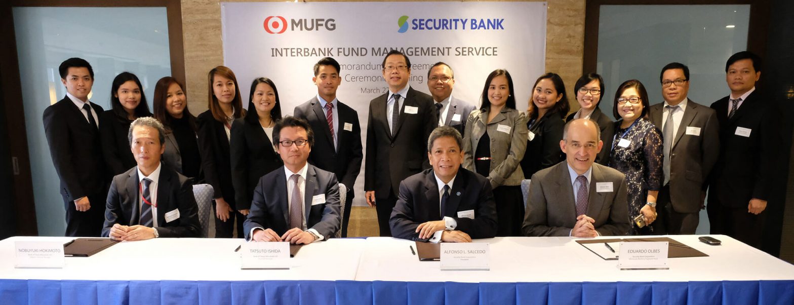 Security Bank, MUFG launch Interbank Fund Management Service