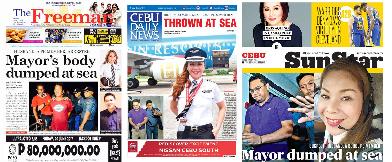 Bohol PB member faces parricide case: Cebu News Digest June 9, 2017