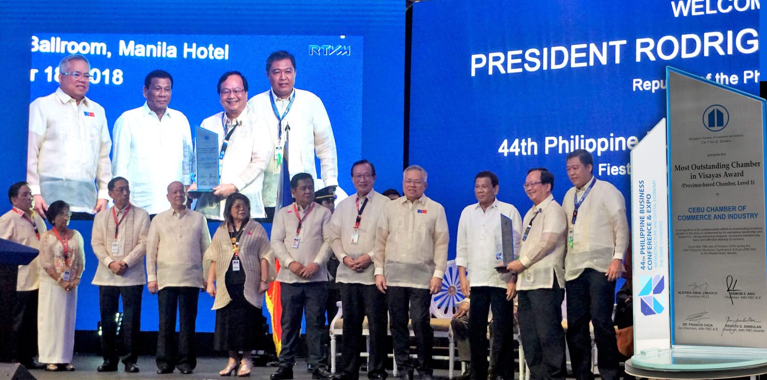CCCI recognized as most outstanding chamber in Visayas