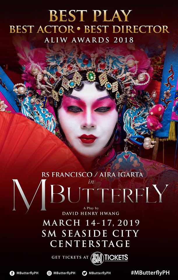 M. Butterfly to be staged in Cebu City from March 14-17
