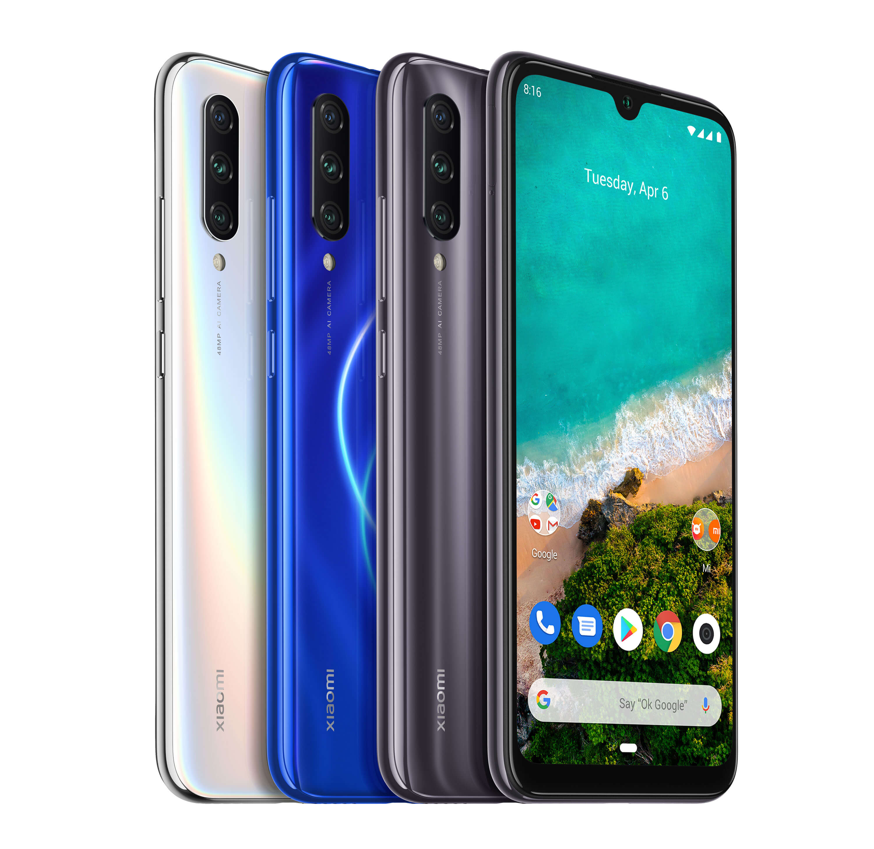 MI A3 CAMERA. Mi A3 sports a triple camera setup on the back with 48MP main lens and a large 1/2” sensor for ultra-high-resolution day photos. Its 8MP ultra-wide angle lens intelligently detects when users are shooting large images and recommends when to switch to ultra-wide angle mode for a more optimal shot.