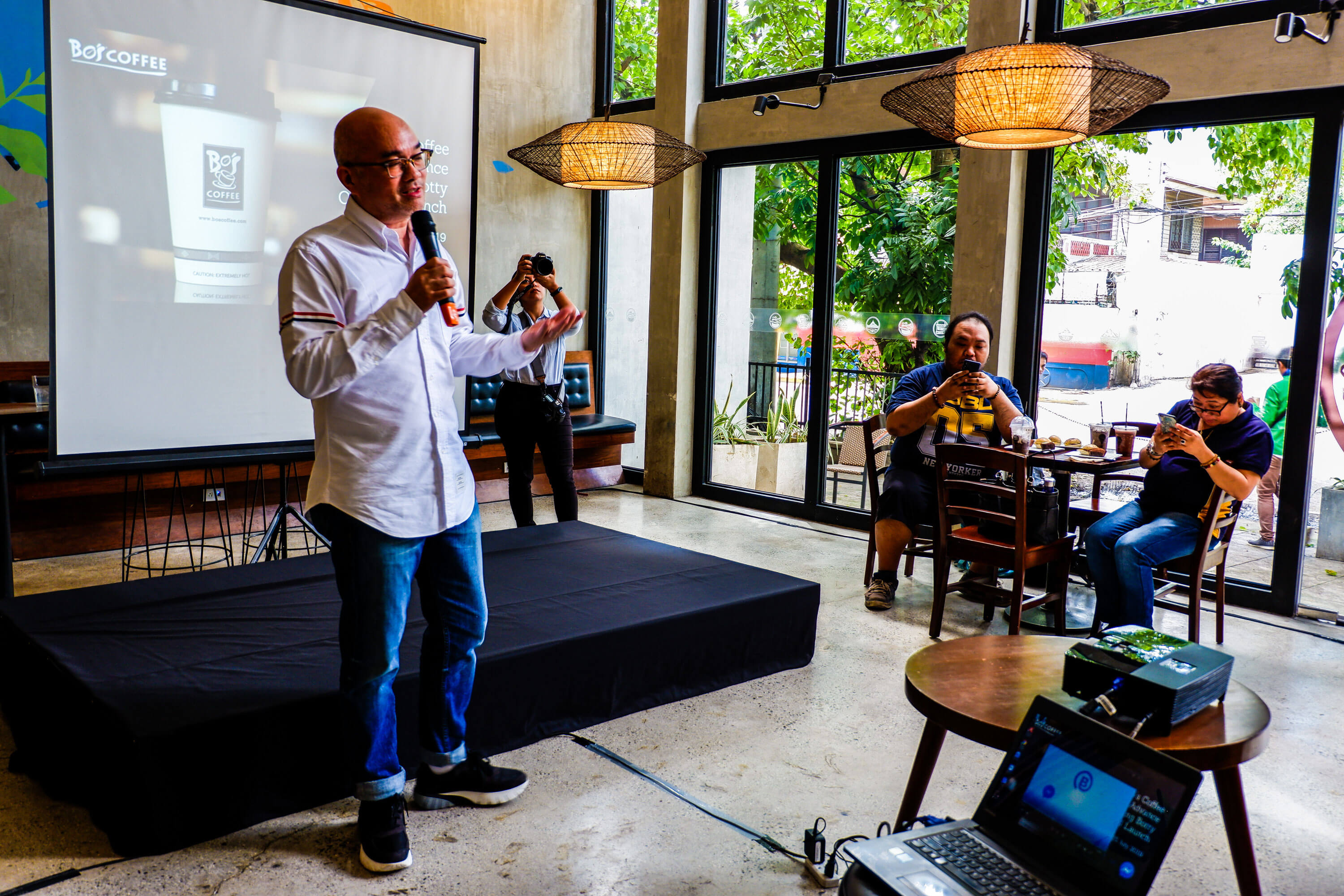 BETTER EXPERIENCE. Bo’s Coffee founder Steve Benitez says they deployed Facebook Messenger chatbot to enhance the experience of their customers.