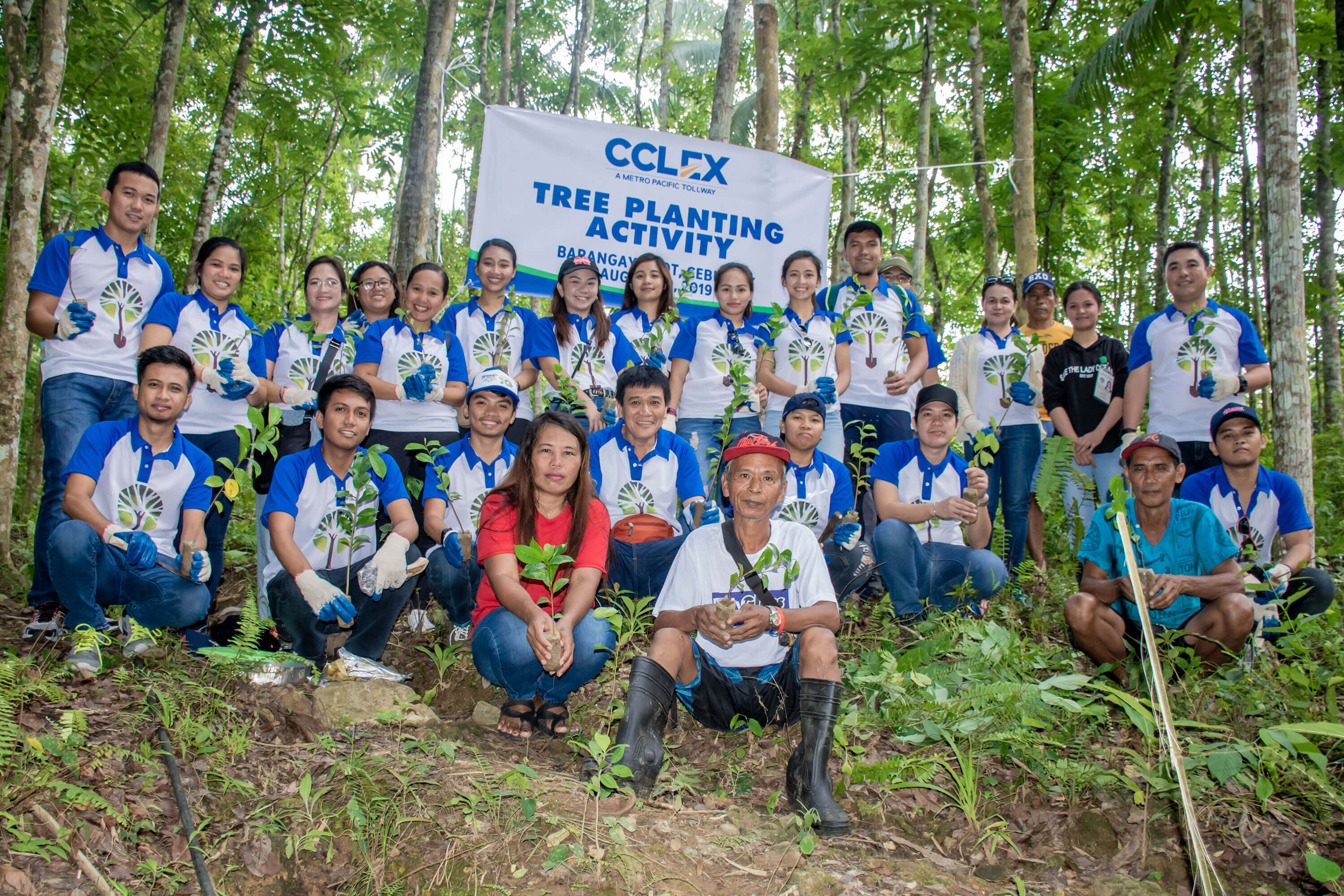 Cebu Cordova Link Expressway Corporation tree planting