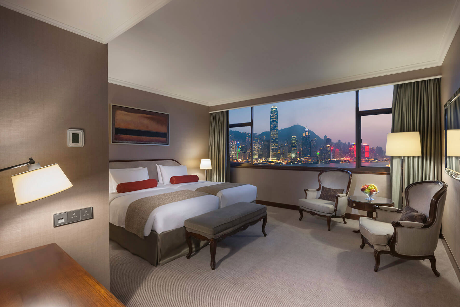 Marco Polo Hong Kong Harbour View room.