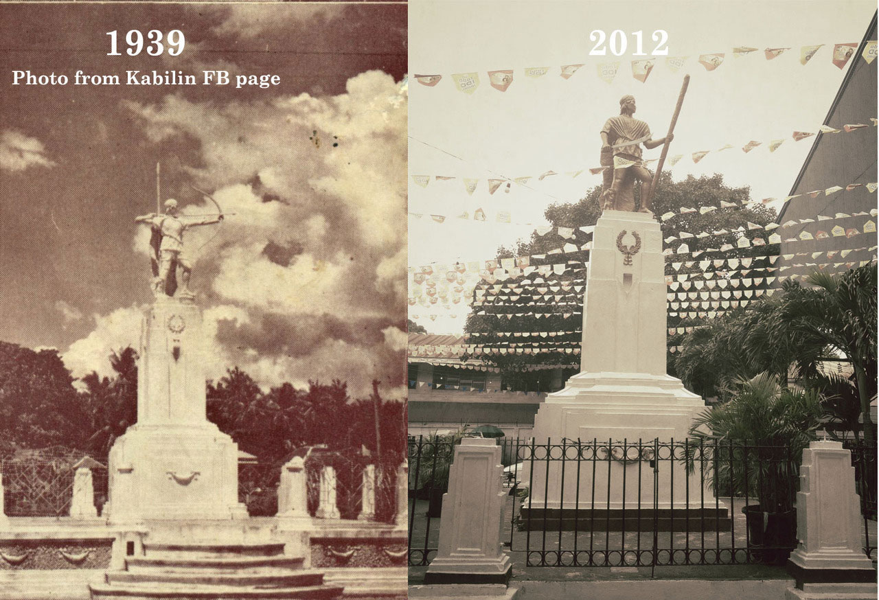 Lapulapu statue then and now.
