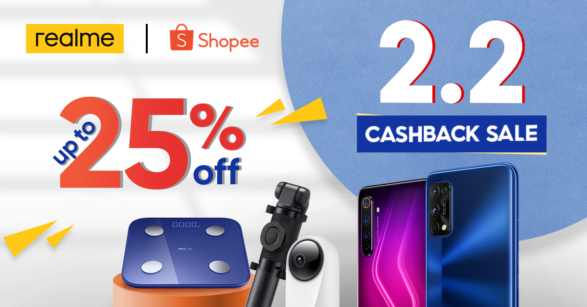 realme Philippines joins Shopee’s 2.2 cashback sale with exciting deals and promos