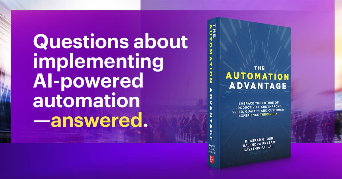 New book “The Automation Advantage” shows organizations how to achieve full value from intelligent automation