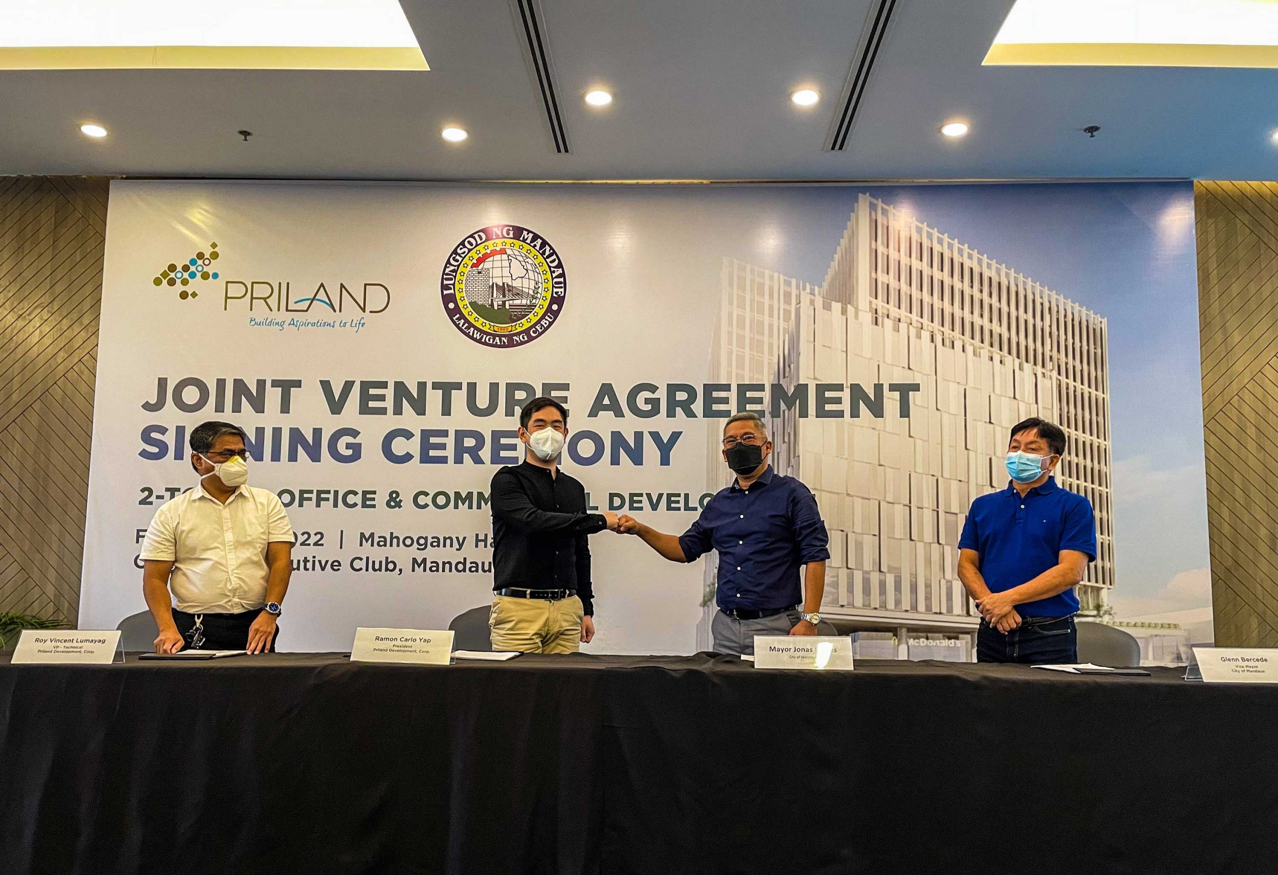 Priland inks deal with Mandaue City for P2B office, commercial development