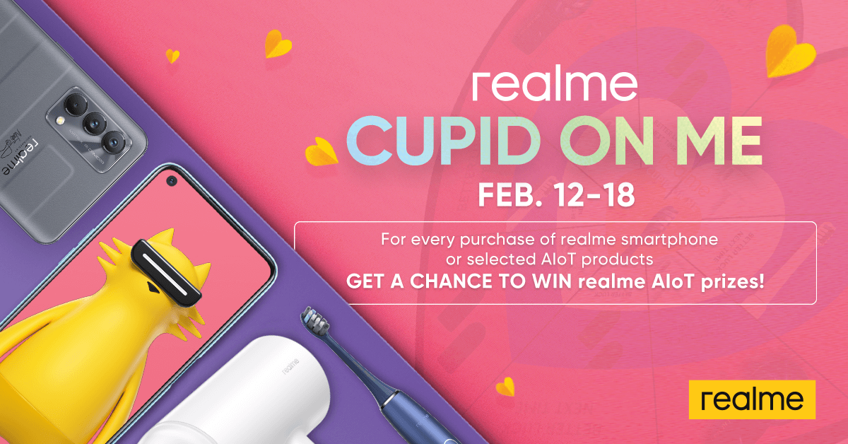 Celebrate love and luck this Valentine’s season with realme’s Cupid on Me Promo, February Payday Sale