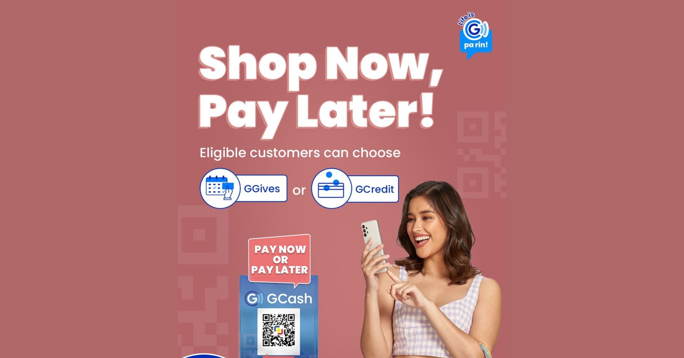Shop now and pay later using the GCash QR Code