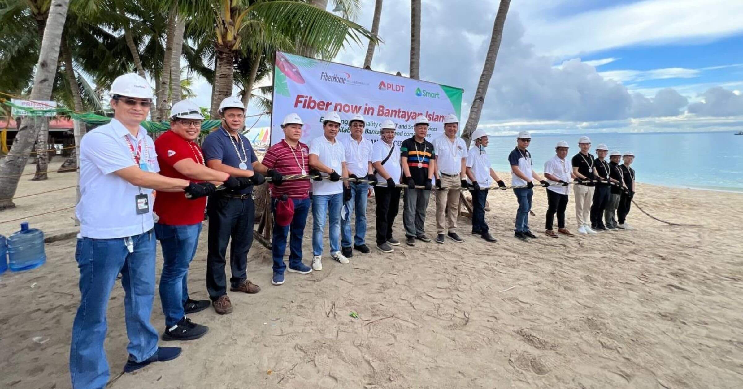 PLDT fibers up Bantayan, Camotes islands; fortifies Visayas connectivity with submarine links