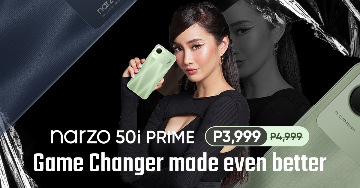 narzo 50i Prime now available for as low as P3,799